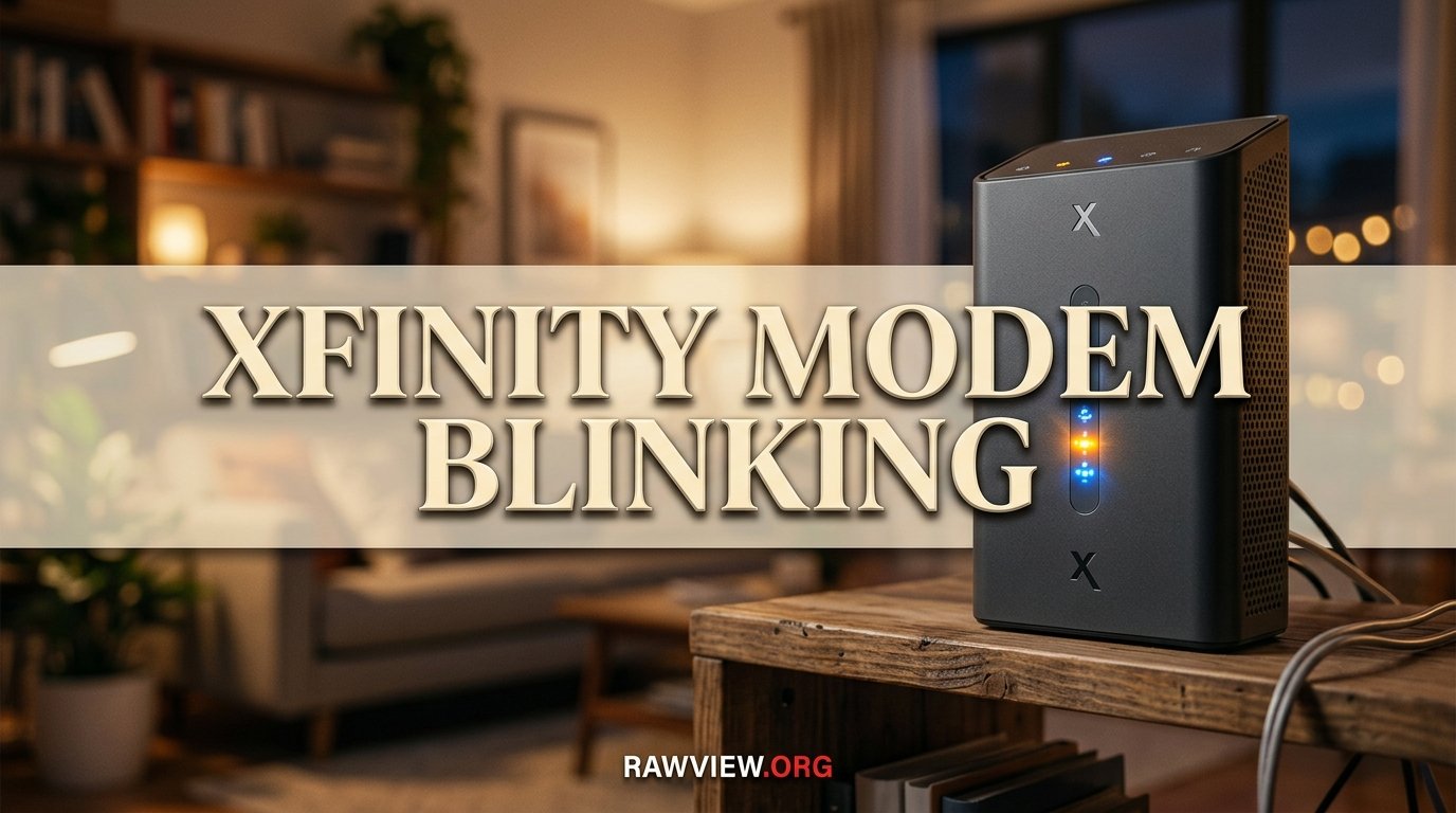 Xfinity Modem Blinking