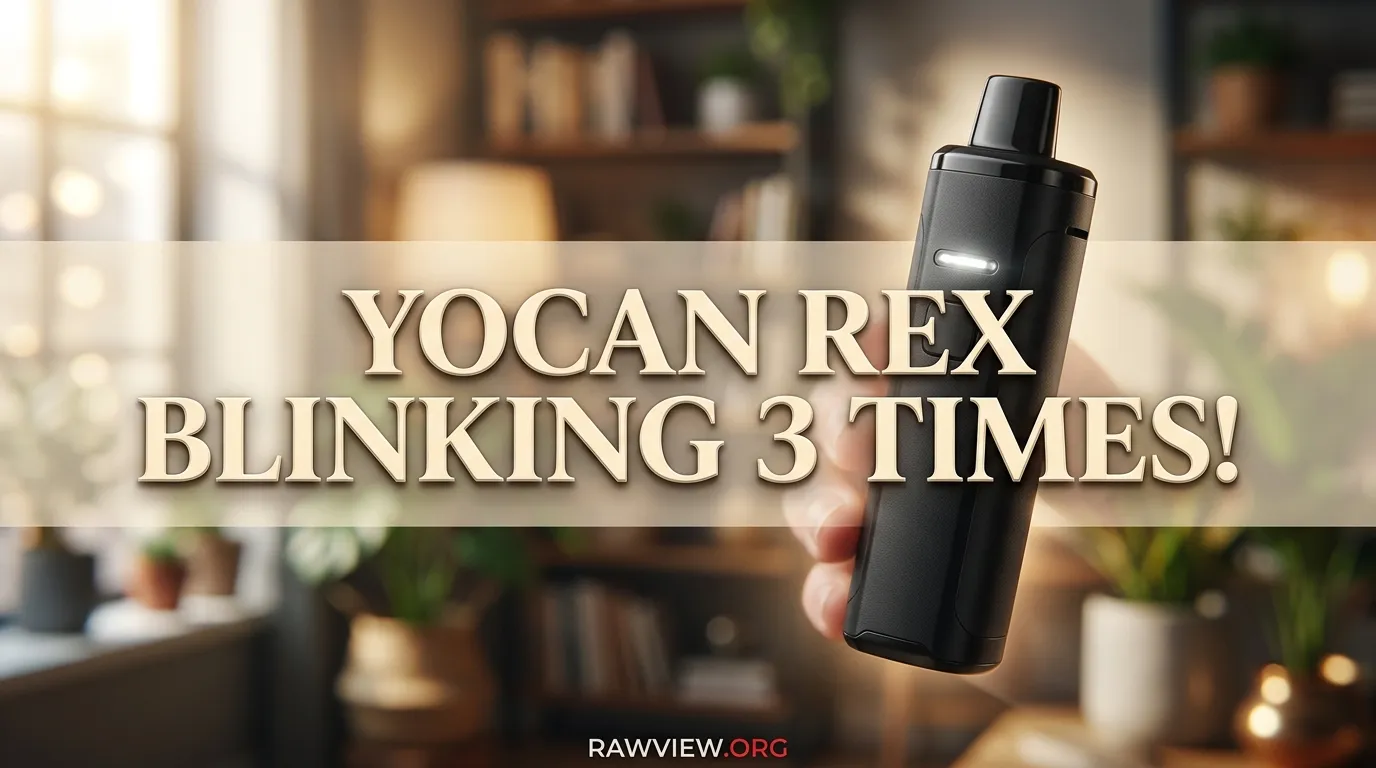 Yocan Rex Blinking 3 Times