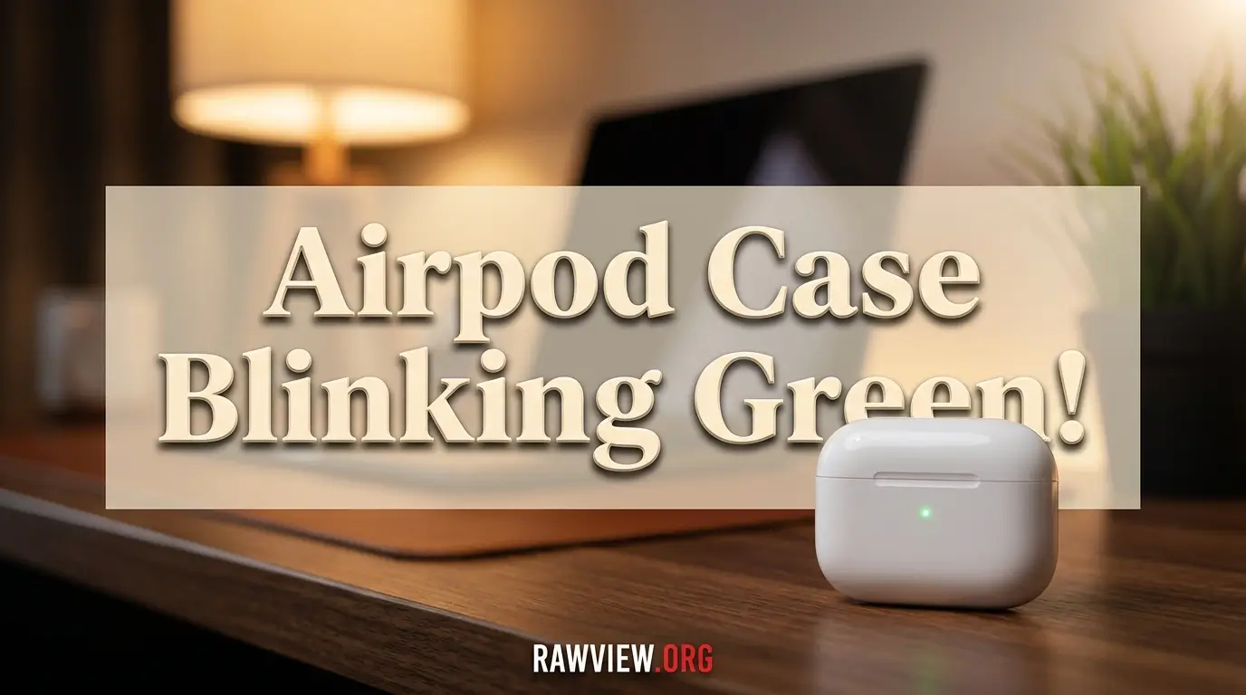 Airpod Case Blinking Green