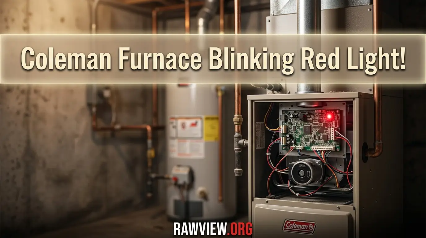 Coleman Furnace Blinking Red Light
