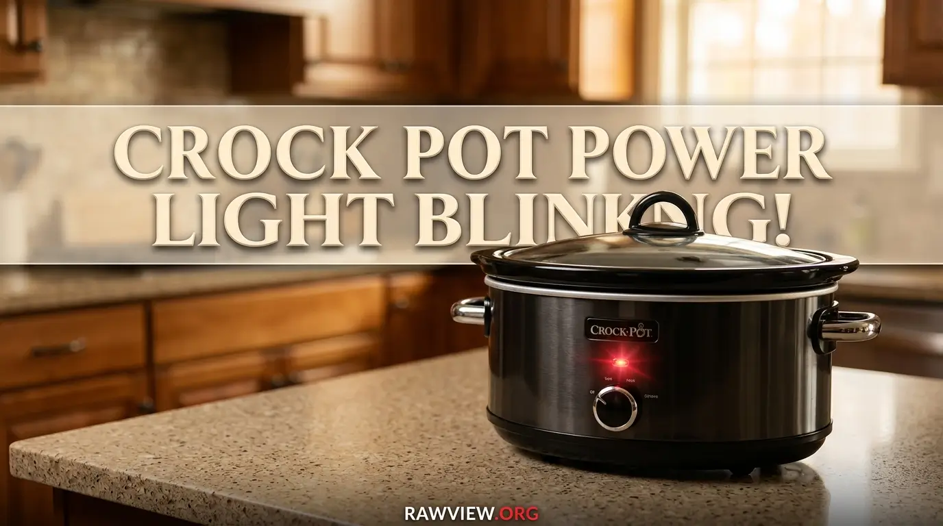 Crock Pot Power Light Blinking