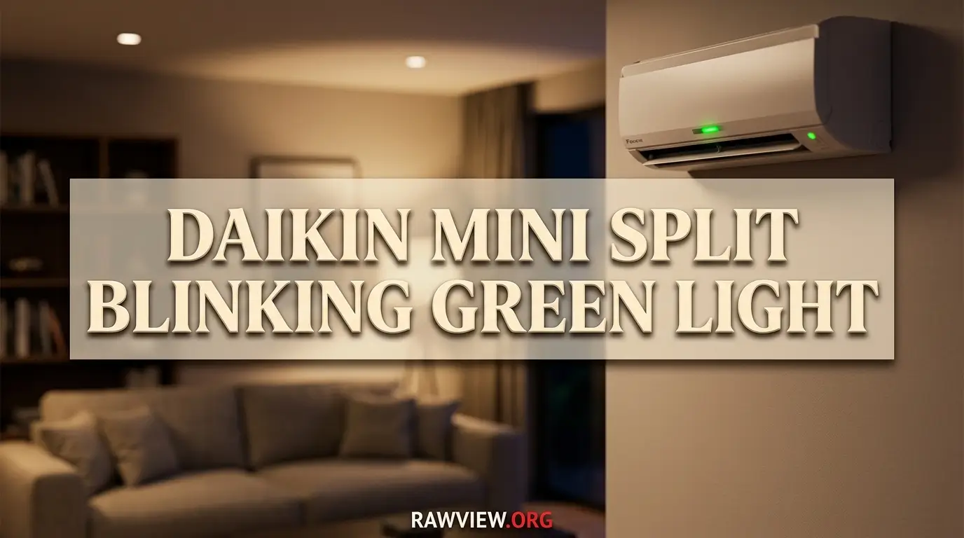 Daikin Mini Split Blinking Green Light