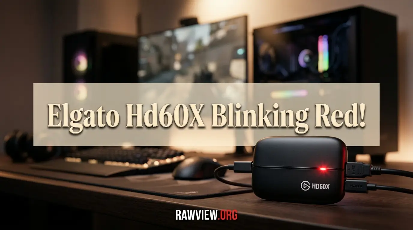 Elgato Hd60X Blinking Red