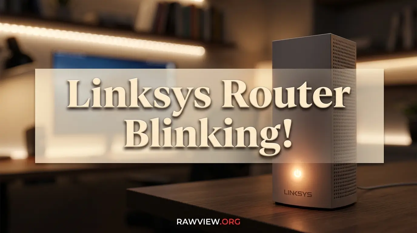 Linksys Router Blinking