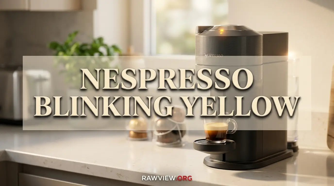 Nespresso Blinking Yellow-FI