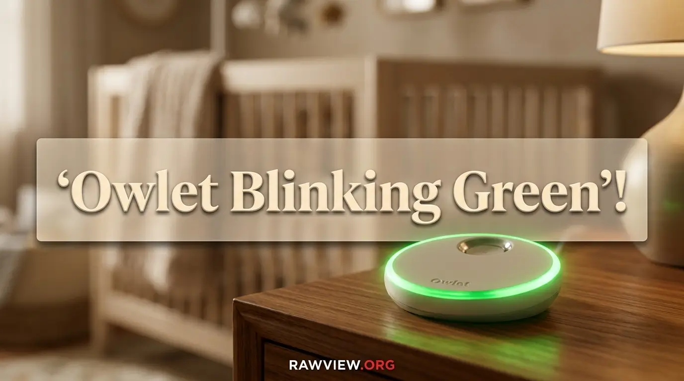 Owlet Blinking Green