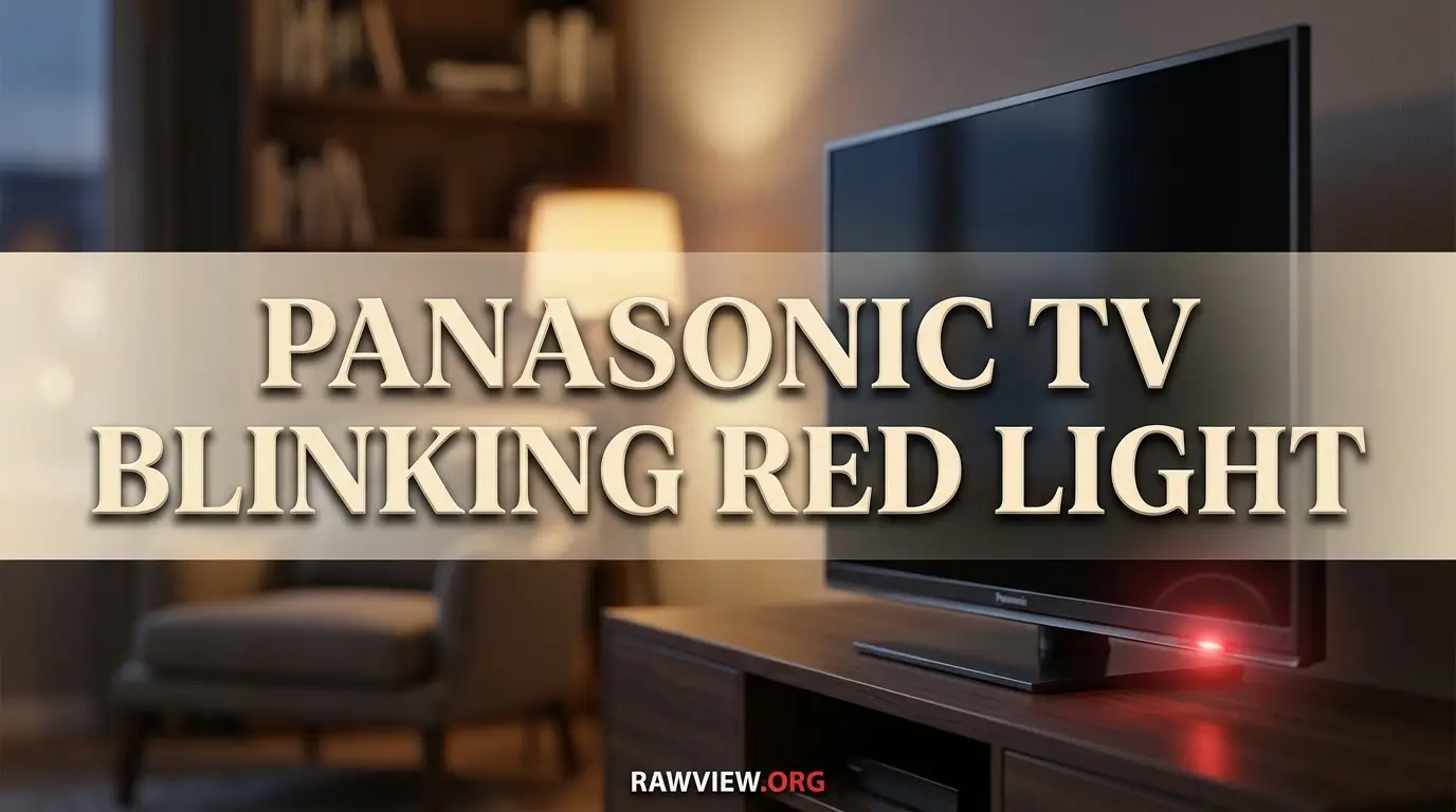 Panasonic Tv Blinking Red Light