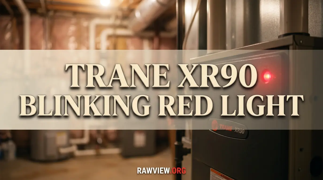 Trane Xr90 Blinking Red Light