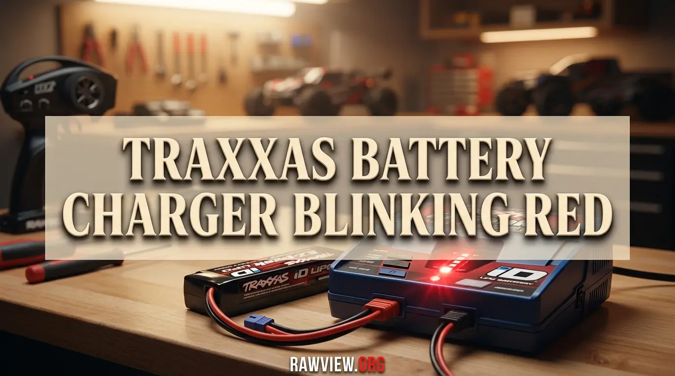 Traxxas Battery Charger Blinking Red