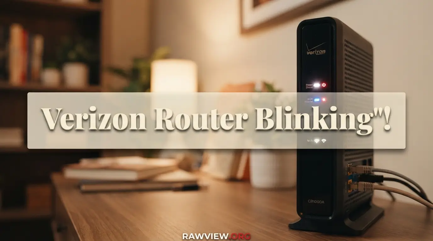 Verizon Router Blinking