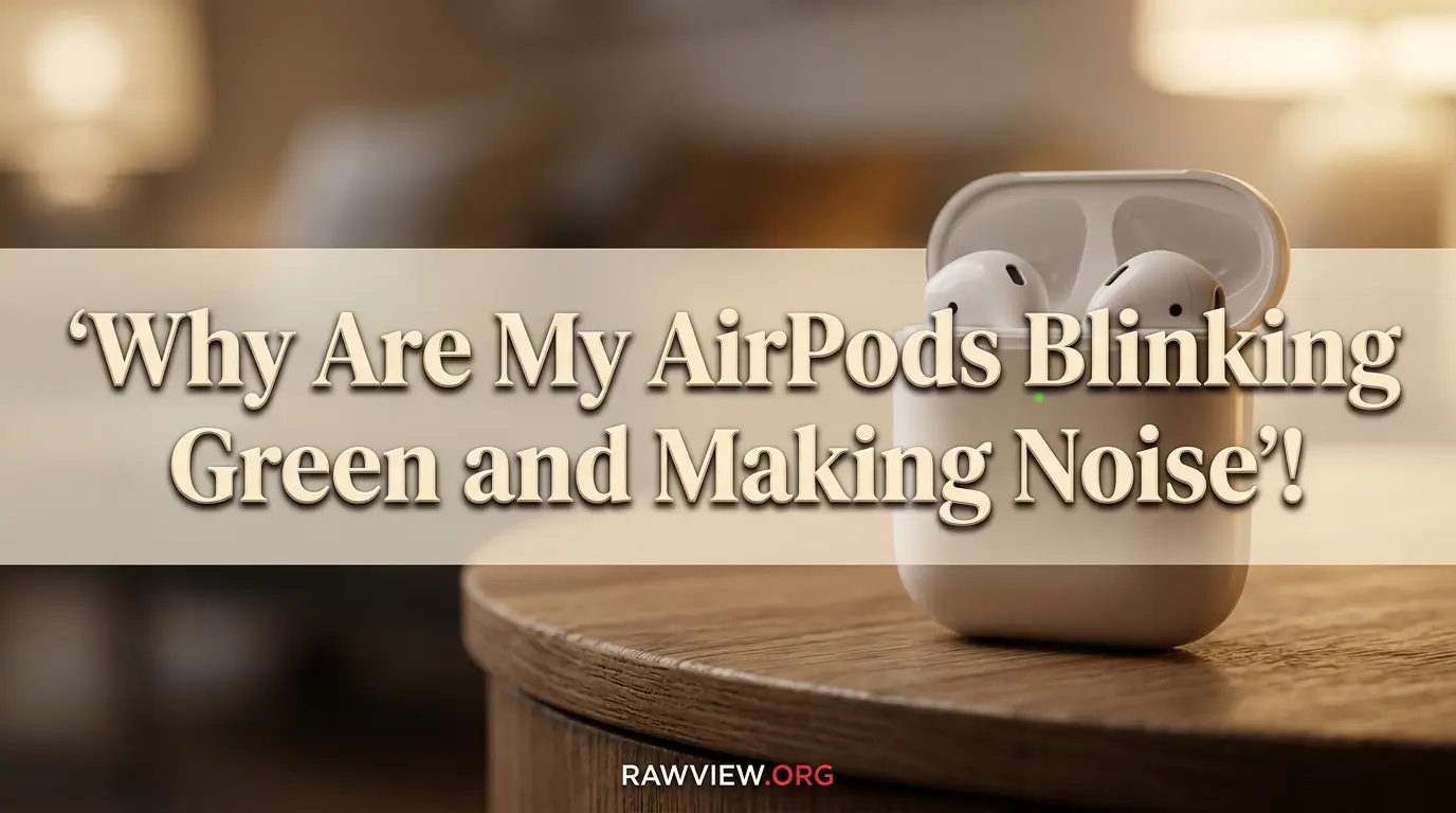 Why Are My AirPods Blinking Green and Making Noise