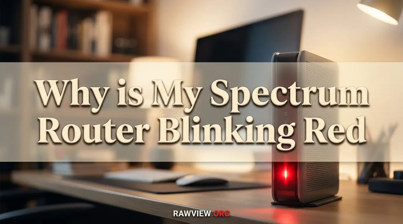 Why is My Spectrum Router Blinking Red