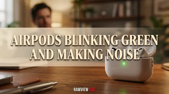 Airpods Blinking Green And Making Noise