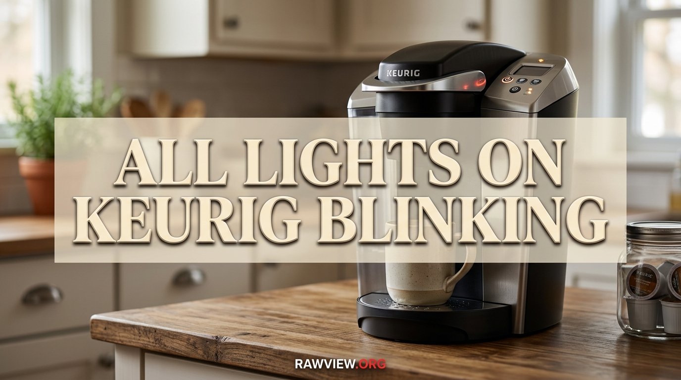 All Lights on Keurig Blinking