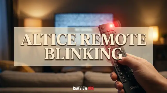Altice Remote Blinking