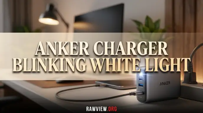 Anker Charger Blinking White Light