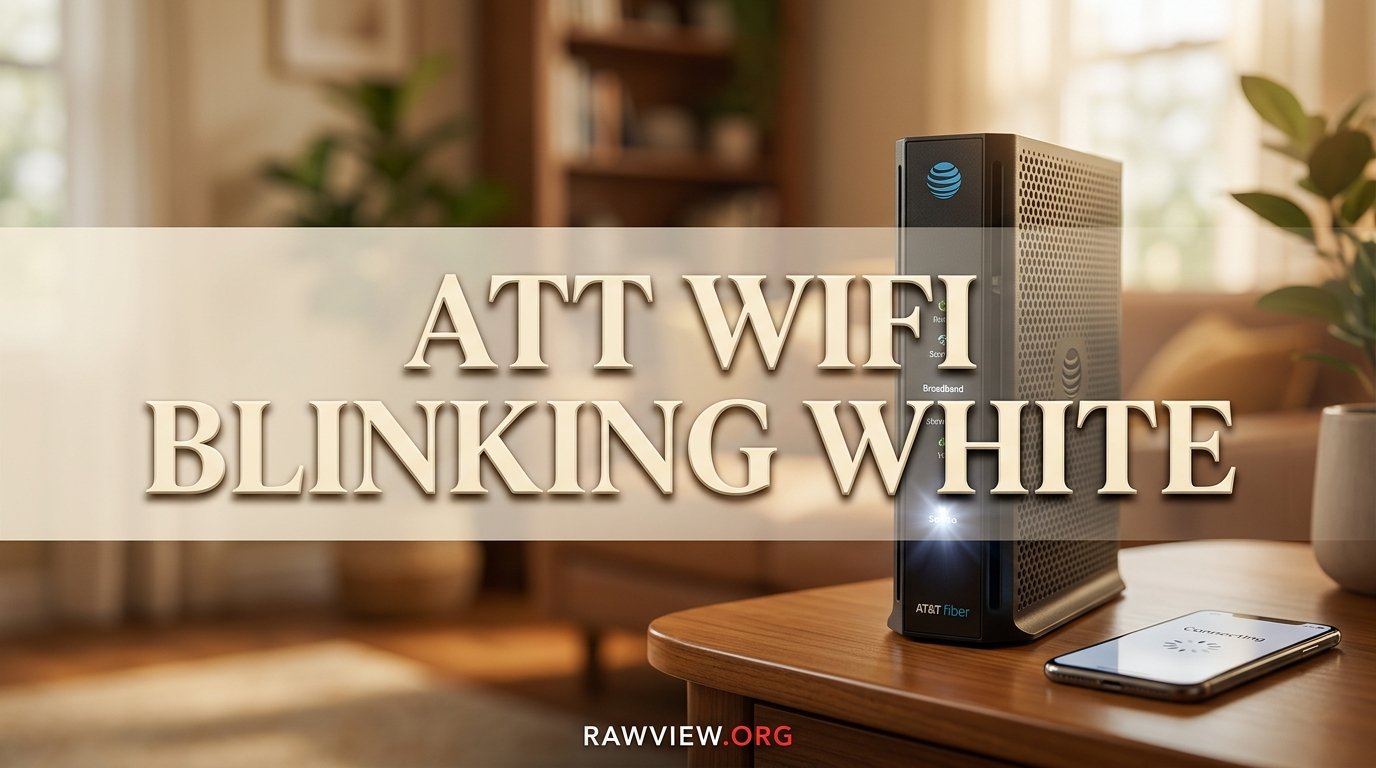 Att Wifi Blinking White