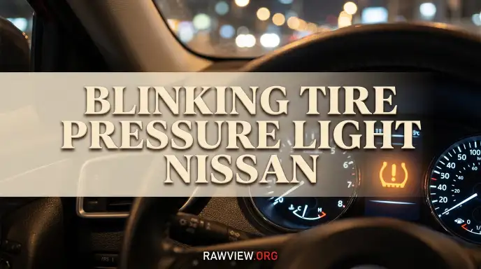 Blinking Tire Pressure Light Nissan