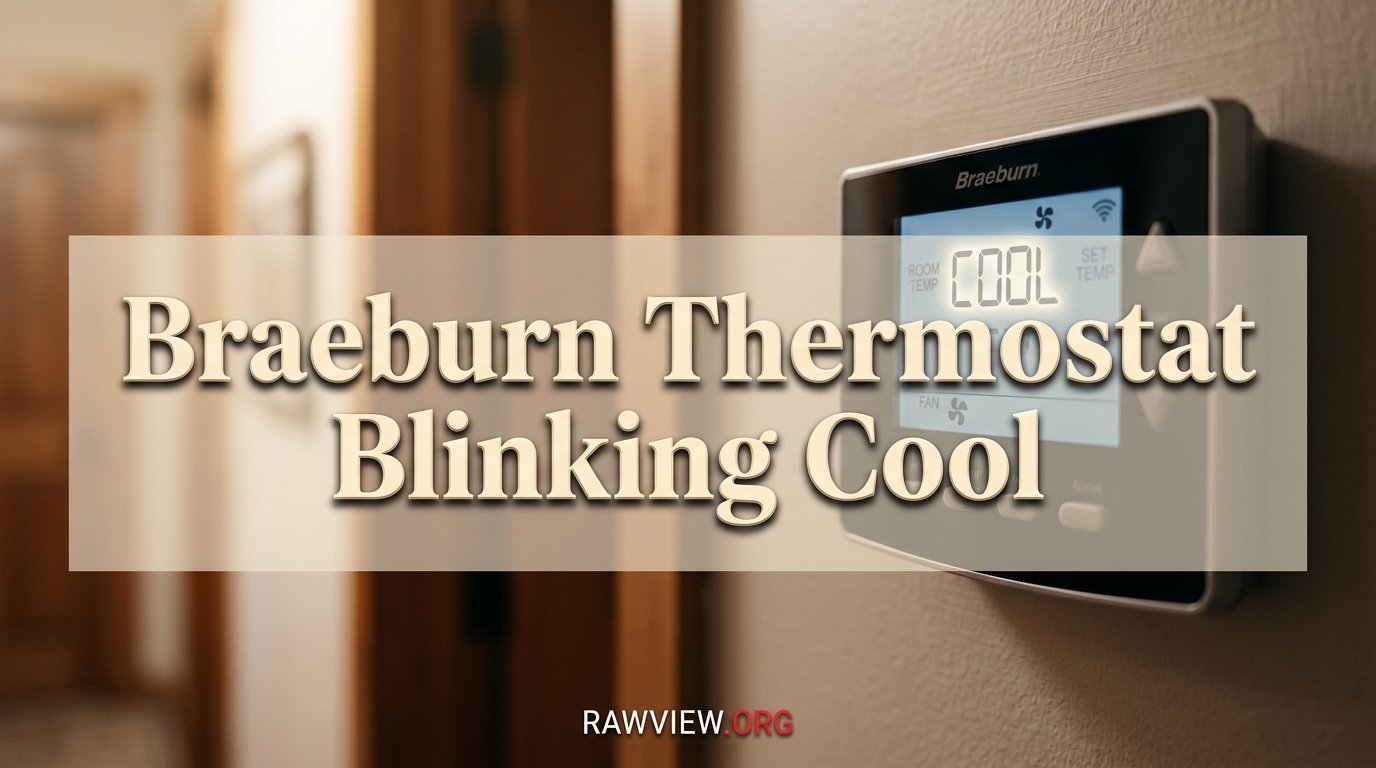 Braeburn Thermostat Blinking Cool