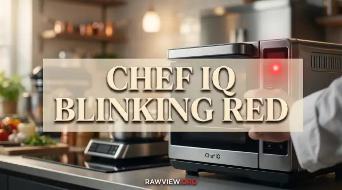 Chef Iq Blinking Red