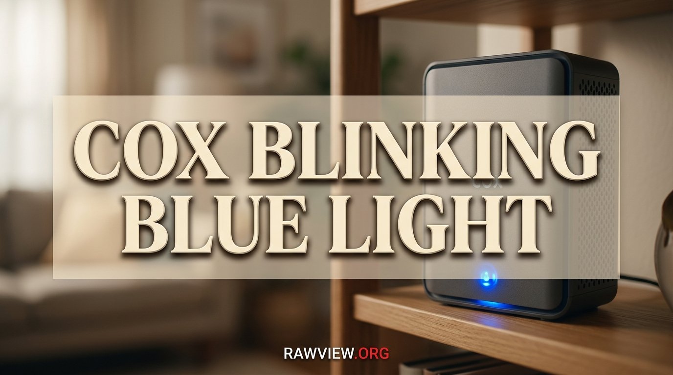 Cox Blinking Blue Light