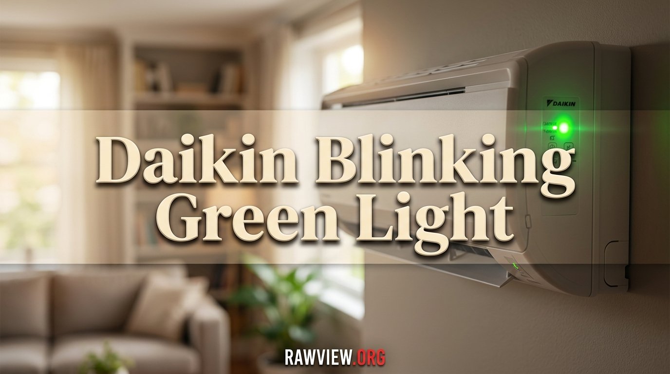 Daikin Blinking Green Light