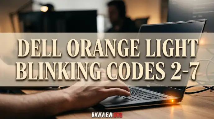 Dell Orange Light Blinking Codes 2-7
