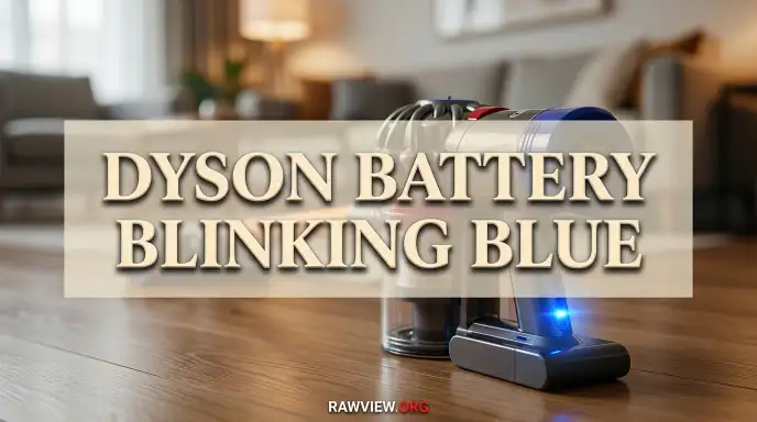 Dyson Battery Blinking Blue