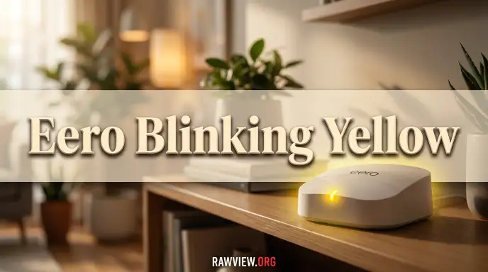 Eero Blinking Yellow