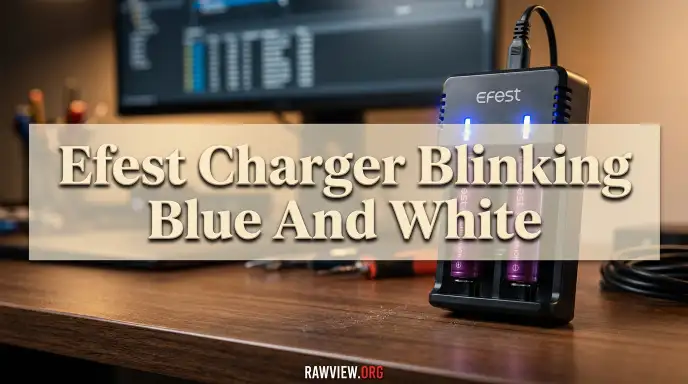 Efest Charger Blinking Blue And White