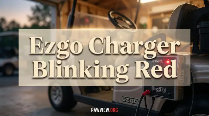 Ezgo Charger Blinking Red