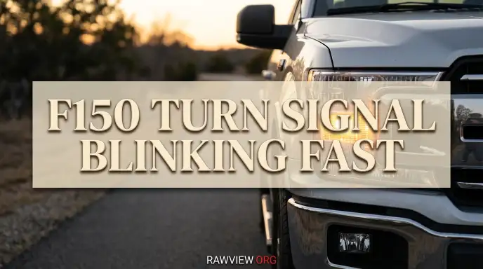 F150 Turn Signal Blinking Fast