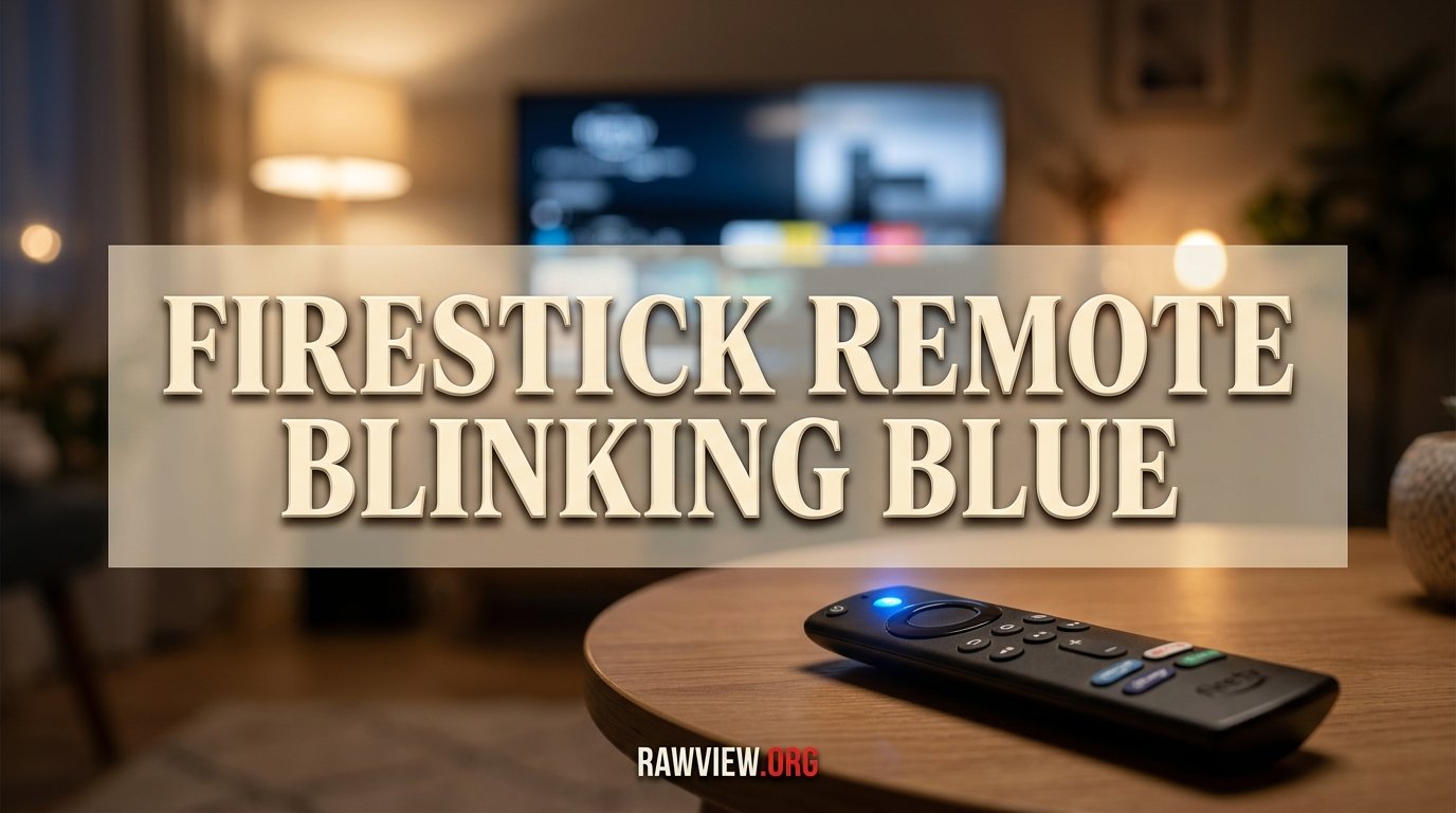 Firestick Remote Blinking Blue: