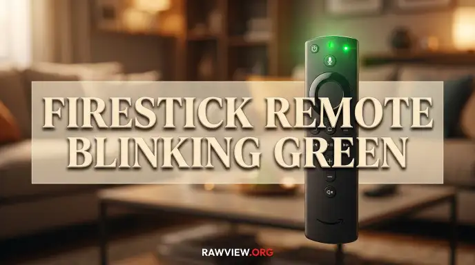 Firestick Remote Blinking Green
