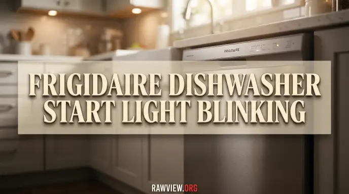 Frigidaire Dishwasher Start Light Blinking