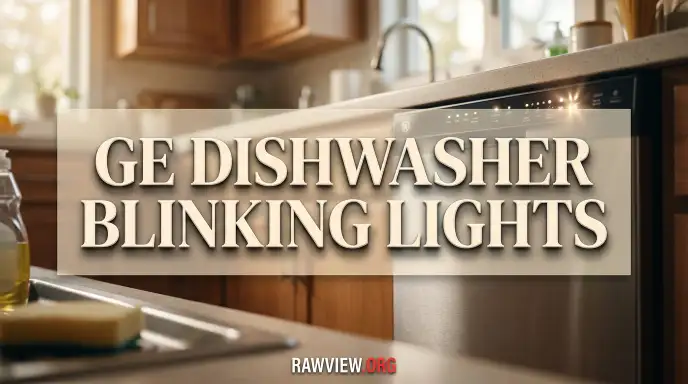 Ge Dishwasher Blinking Lights
