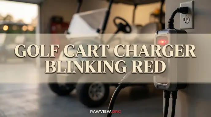Golf Cart Charger Blinking Red