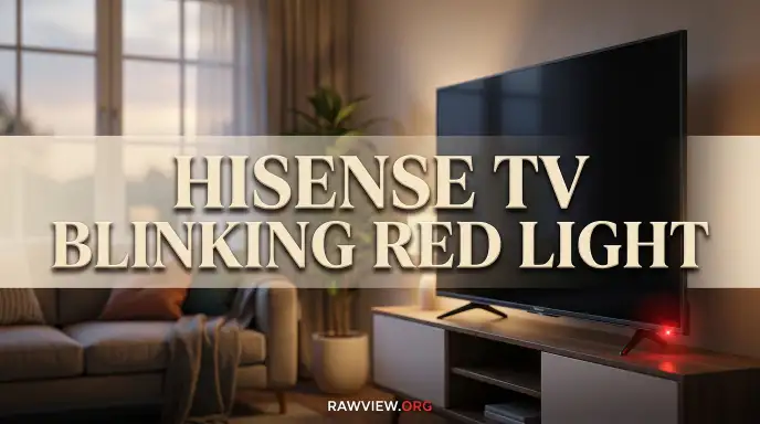 Hisense TV Blinking Red Light