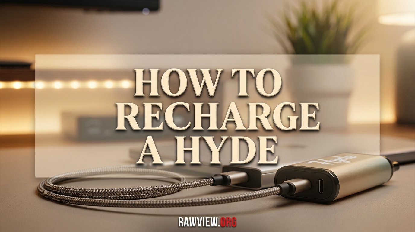 How to Recharge a Hyde