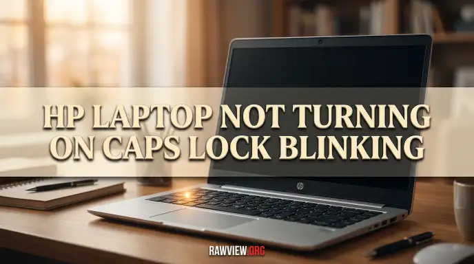 Hp Laptop Not Turning On Caps Lock Blinking