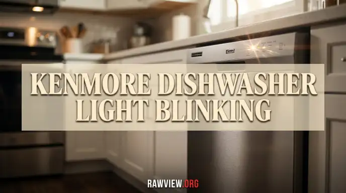 Kenmore Dishwasher Light Blinking