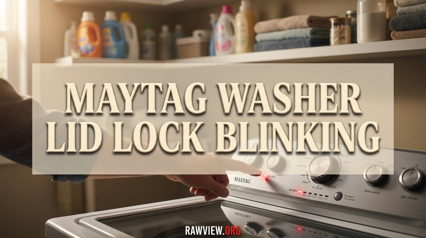 Maytag Washer Lid Lock Blinking