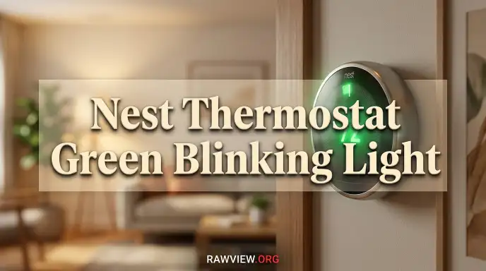 Nest Thermostat Green Blinking Light