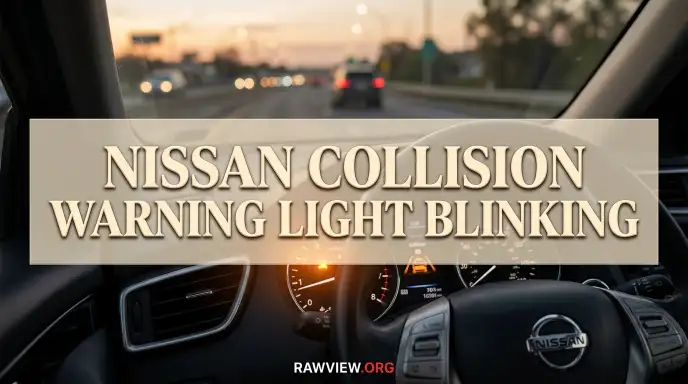 Nissan Collision Warning Light Blinking