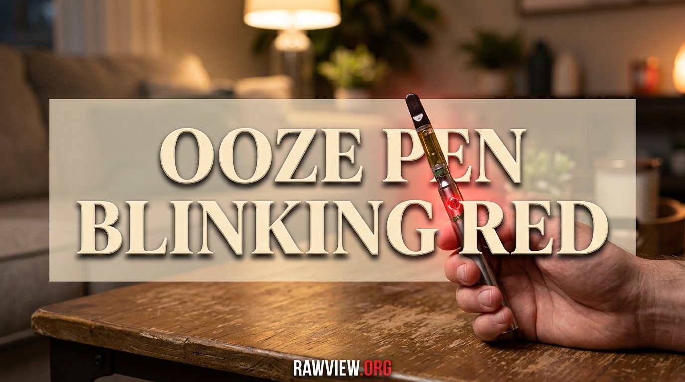 Ooze Pen Blinking Red