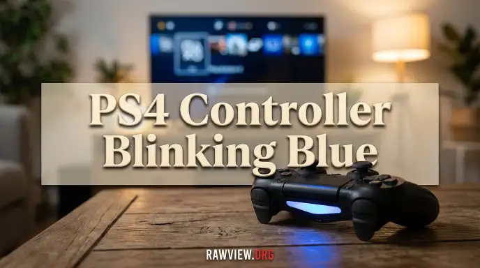 PS4 Controller Blinking Blue