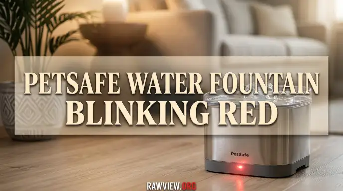 Petsafe Water Fountain Blinking Red