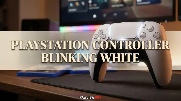 Playstation Controller Blinking White