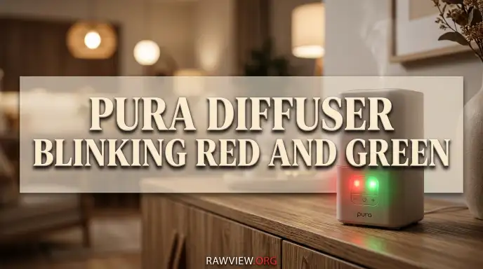 Pura Diffuser Blinking Red And Green