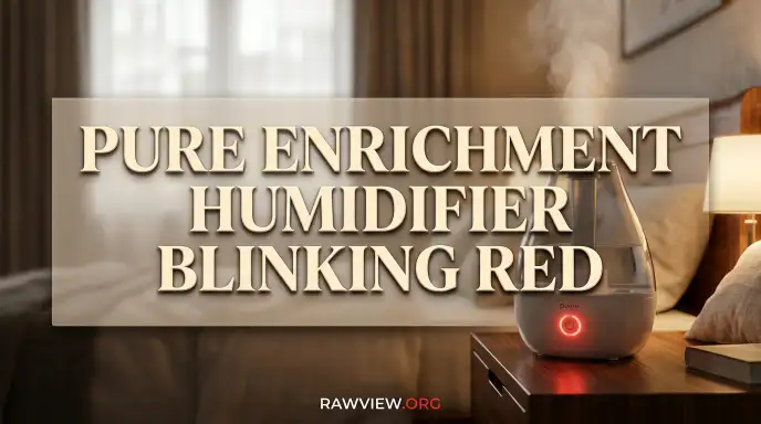 Pure Enrichment Humidifier Blinking Red